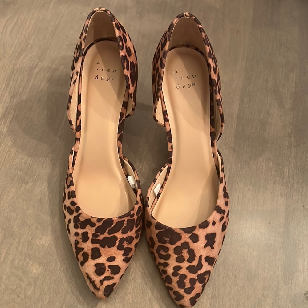 A New Day Leopard Heels
